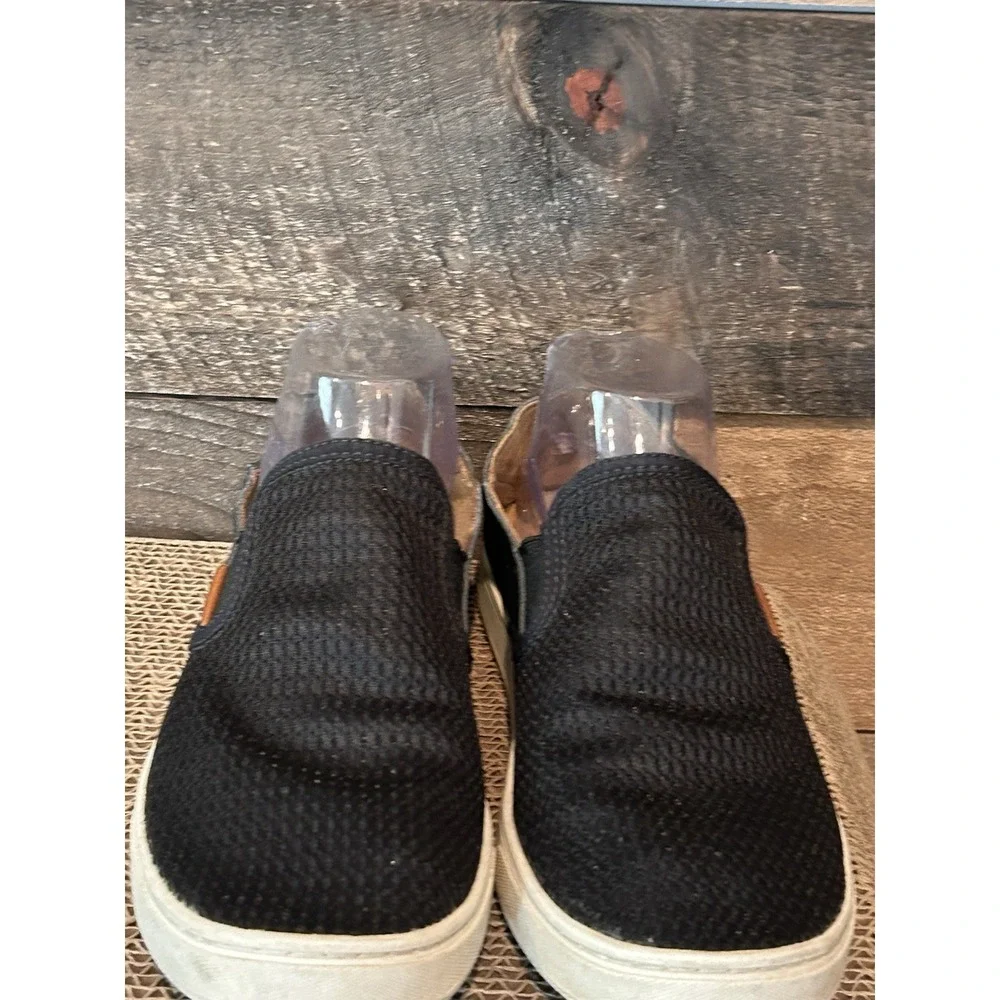 OLUKAI WOMEN'S PEHUEA SLIP‎ ON SHOE Breathable Knit Gray sz 8 US 38 EU Shoes